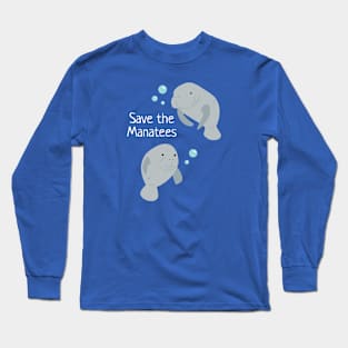 Save the Manatees Long Sleeve T-Shirt